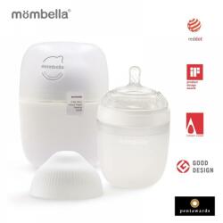Mombella Biberon Anticolici cu Tetina M Flux Mombella Breast-Like 210ml Ivory (8137)