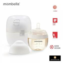 Mombella Biberon Anticolici cu Tetina S Flux Mombella Breast-Like 120ml Ivory (8140)