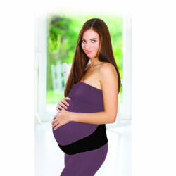 BabyJem Centura abdominala pentru sustinere prenatala BabyJem Pregnancy (Culoare: Negru, Marime: L)