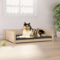 vidaXL Pat pentru câini, 95, 5x65, 5x28 cm, lemn masiv de pin (821457) - vidaxl