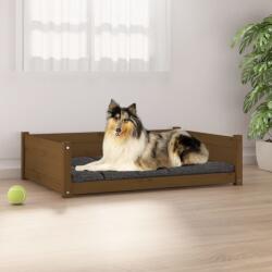 vidaXL Pat pentru câini, maro, 95, 5x65, 5x28 cm, lemn masiv de pin (821460) - vidaxl