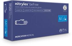 Mercator Medical Mercator nitrylex® beFree púdermentes védőkesztyű érzékeny bőrre - Áfonyakék - S - 100 db