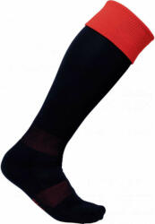 Proact Uniszex zokni Proact PA0300 Two-Tone Sports Socks -27/30, Black/Sporty Red