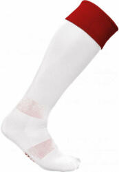 Proact Uniszex zokni Proact PA0300 Two-Tone Sports Socks -27/30, White/Sporty Red