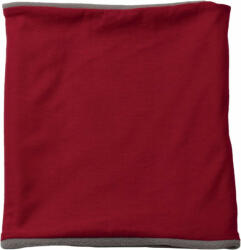 K-UP Uniszex nyakmelegítő K-UP KP121 Fleece-Lined neckwarmer -Egy méret, Red/Light Grey