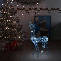 vidaXL hideg fehér rénszarvasos karácsonyi dísz 140 LED-del 120 cm (329782)