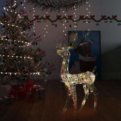 vidaXL színes rénszarvasos karácsonyi dekoráció 140 LED-del 120 cm (329784)