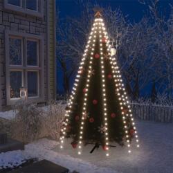 vidaXL karácsonyfa-fényháló 250 hideg fehér LED-del 250 cm (328885)