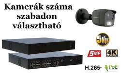 Monitorrs Security - AI IP kamerarendszer 9-16 kamerával 5 Mpix GT - 6373K9-16