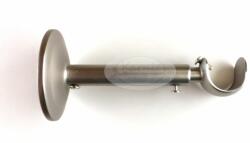  Nikkel-matt szimpla karnistartó konzol 25 mm-es karnisrúdhoz