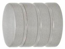 Lisboa végzáró 16 mm Ø rúdkarnishoz (2, 5 cm), inox, 2db/cs