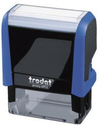 TRODAT Bélyegző TRODAT Printy 4.0 4912 égkék ház fekete párna (4912K/F) - papir-bolt