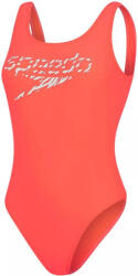 Speedo Logo Deep U-Back Siren Red/White 32