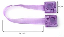 Eurofirany Különleges függönyelkötő mágnes 16 Ibolyalila