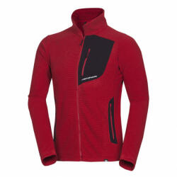 Northfinder Bluza fleece melange de trekking pentru barbati Bellamy darkred (107211-307-106)
