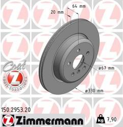 ZIMMERMANN Disc frana ZIMMERMANN COAT Z 150.2953. 20 (150.2953.20)