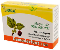Hofigal Muguri Dud Negru Gemoderivat - 30 monodoze