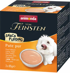 Animonda Vom Feinsten 3x85g Animonda Vom Feinsten Adult pulyka pur snack-puding jutalomfalat kutyáknak