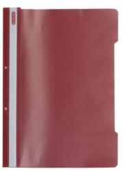 Herlitz Dosar cu sina A4 PP, perforat, culoare rosu, Herlitz HZ9486450-1
