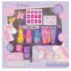 Aquarius Cosmetic Set decorare unghii pentru copii Little Unicorn Beauty Tin Box Martinelia (MR24145)