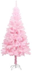 vidaXL Brad de Crăciun artificial cu suport, roz, 120 cm, PVC (329177)
