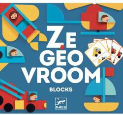 DJECO Ze GeoVroom Djeco, joc de construit cu piese geometrice (DJ06436) - ookee