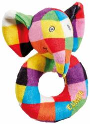 Rainbow Designs Jucarie zornaitoare din plus Elefantul Elmer, 12 cm (EL1447)