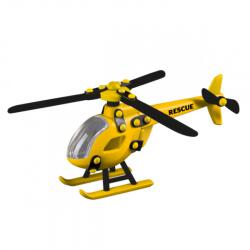 mic o mic Jucarie de construit mic-o-mic 3D Elicopter RESCUE 089.442, 21 cm (089.442)