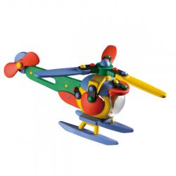 mic o mic Jucarie de construit mic-o-mic 3D Elicopter 089.006, 17.7 cm (089.006)