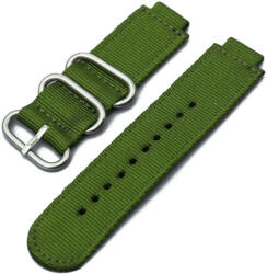 Ricardo Curea pentru Casio G-Shock, nailon, verde, cataramă argintie (pentru modelele GM-110/GA-2100, GA-110, DW-5600)