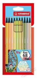 STABILO Pen 68 10 db/csomag rostirón készlet