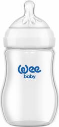 Wee Baby Sticlă pentru bebeluș Wee Baby - Natural, 250 ml (145)