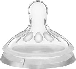 Wee Baby Tetine din silicon Wee Baby - Natural, 2 buc. , 18 luni+ (150)