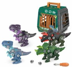 Man Yuk Toys Dinozaur înșurubabil într-o cușcă (DR5035)