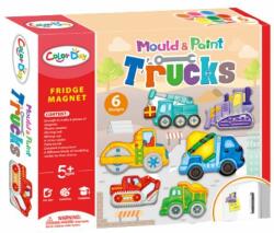 Manyuk Toys Set creativ Magneți de frigider - utilaje (8531)