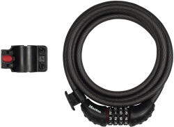 Master Lock Antifurt MasterLock cablu spiralat cu cifru 1.80m x 10mm Negru