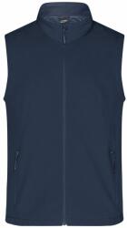 James & Nicholson (Daiber) Férfi softshell mellény JN1128 - Sötétkék / sötétkék | 3XL (1-JN1128-1745529)
