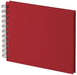 Rössler Soho fotóalbum/scrapbook (14, 5x19, 5 cm, 20 lap, spirálos, fehér lapok) piros (1329452361)