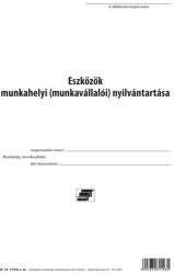 PÁTRIA Eszközök munkahelyi nyilvántartása 261 tételes A/4 álló B. 12-174/A