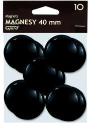 GRAND Táblamágnes GRAND 40 mm fekete 10 darabos (130-1700) - papir-bolt