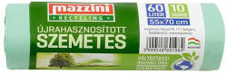 Mazzini Szemeteszsák MAZZINI 60L újrahasznosított 10 db/tekercs (104035) - papir-bolt