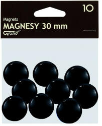 GRAND Táblamágnes GRAND 30 mm fekete 10 darabos (130-1694) - papir-bolt