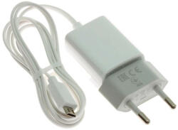 Motorola töltő adapter Micro USB kábellel - Fehér