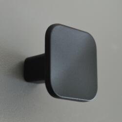 METAKOR SCOOP fém bútorgomb, matt fekete színű (11_4160_12)