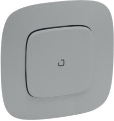 Legrand Netatmo 752766 Valena Allure okos egypólusú kapcsoló / fényerőszabályzó (végrehajtó), süllyesztett, díszítőkerettel szállítva, alumínium színű, fázis/nulla megtáplálású egy (752766)