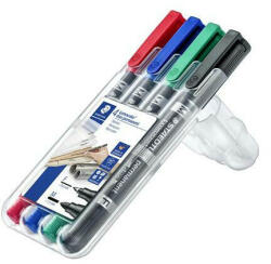 STAEDTLER Lumocolor Duo 348 alkoholos marker készlet 0,6-1,5 mm 4db (TS348WP4)