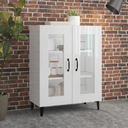 vidaXL Servantă, alb extralucios, 69, 5x34x90 cm, lemn compozit (812129) Comoda