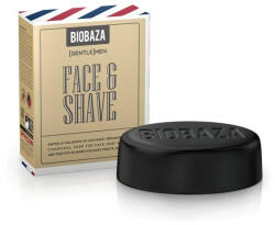 BIOBAZA Sapun natural pentru fata si barbierit cu carbune activ, Biobaza, 100 g