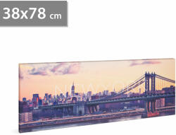 Family Pound Tablou Decorativ cu Iluminare LED, New York, Baterii 2xAA, 38x78cm