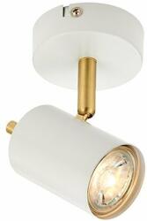 Endon Lighting 59931 | Gull Endon spot lámpa elforgatható alkatrészek 1x LED 345lm 2700K súrolt arany, matt fehér (59931)
